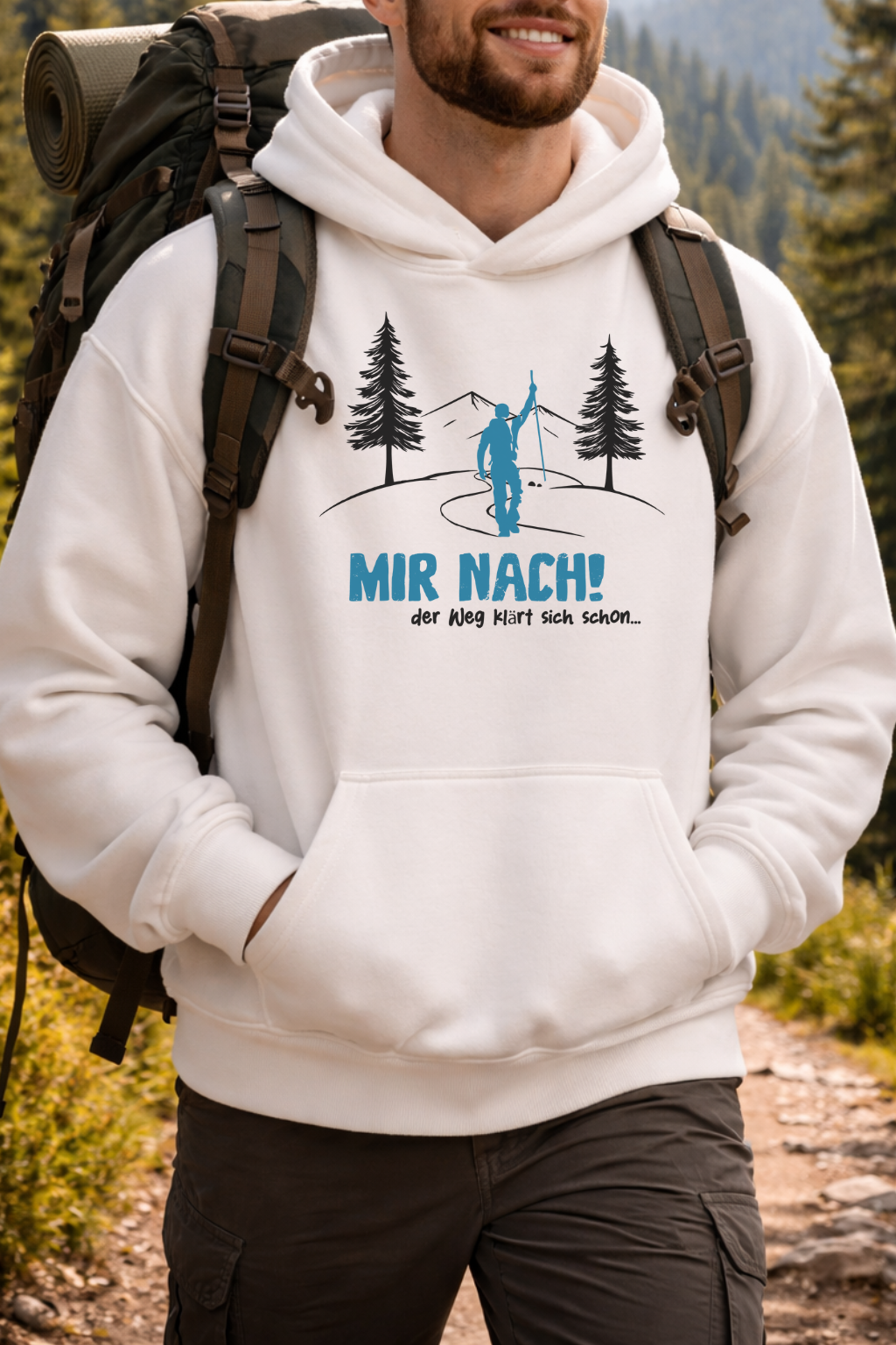 Mir nach! Oversized Hoodie