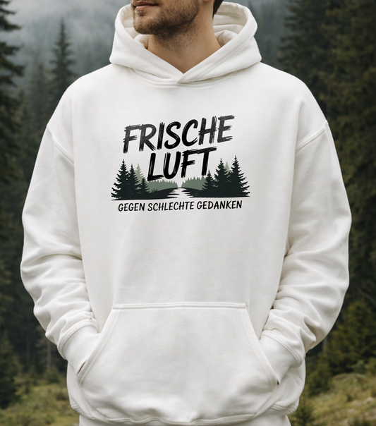 Frische Luft gegen schlechte Gedanken Oversized Hoodie